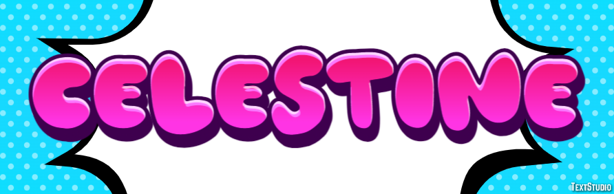 Celestine Эффект текста