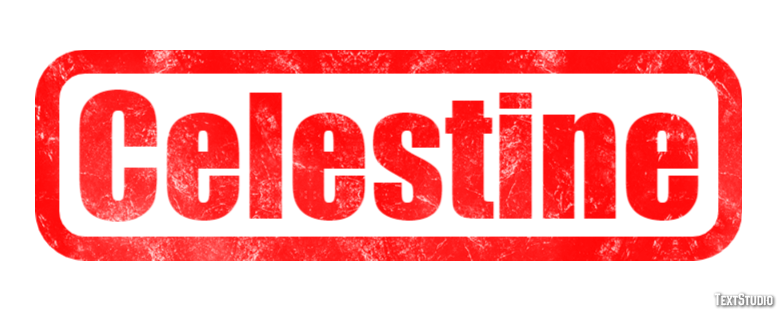 Celestine Эффект текста