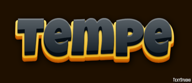 Tempe Effet de texte