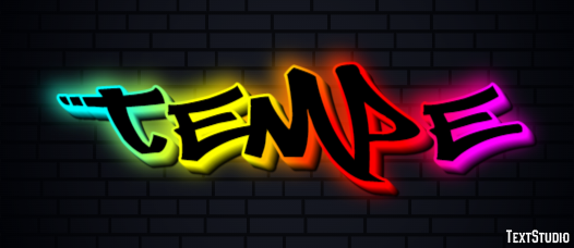 Tempe Effet de texte