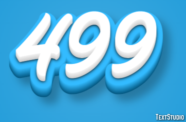 499 Text Effect