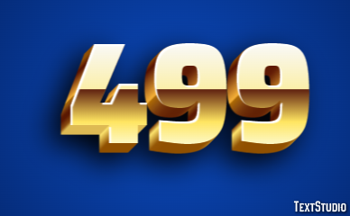 499 Text Effect