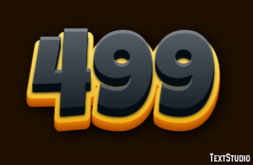 499 Text Effect