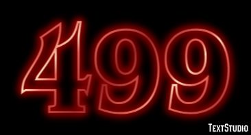 499 Text Effect
