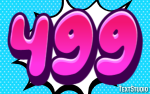 499 Text Effect