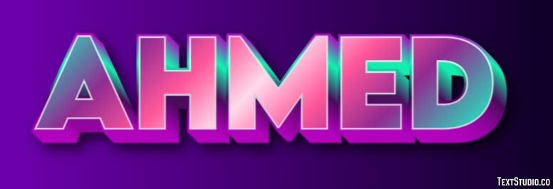 Ahmed Text Effect