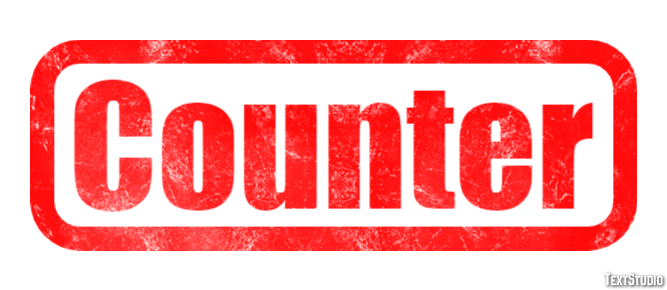 Counter Efecto de Texto