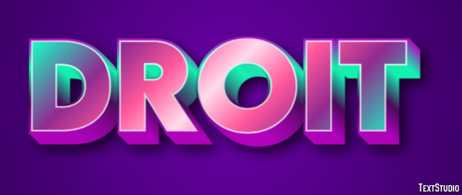 Droit Effet de Texte