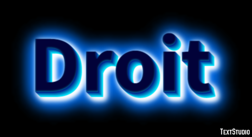 Droit Effet de Texte