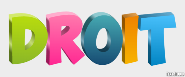 Droit Effet de Texte