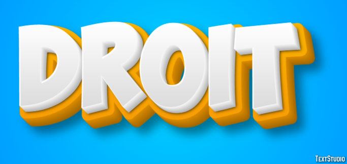 Droit Effet de Texte