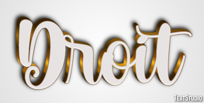 Droit Effet de Texte