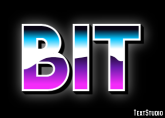 Bit Efeito de texto