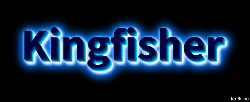 Kingfisher Text effect