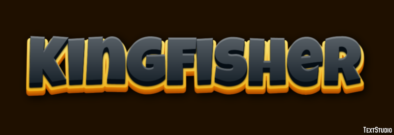 Kingfisher Text effect