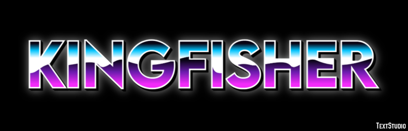 Kingfisher Text effect