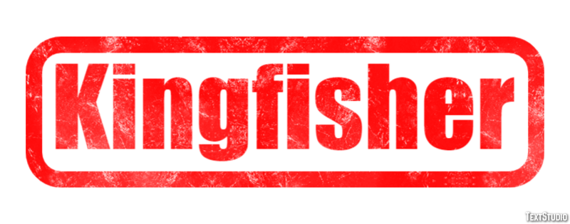 Kingfisher Text effect