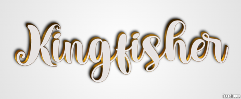 Kingfisher Text effect
