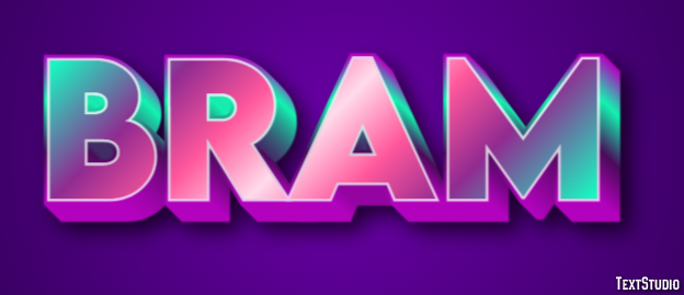 Bram テキスト効果