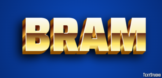Bram Text Effect