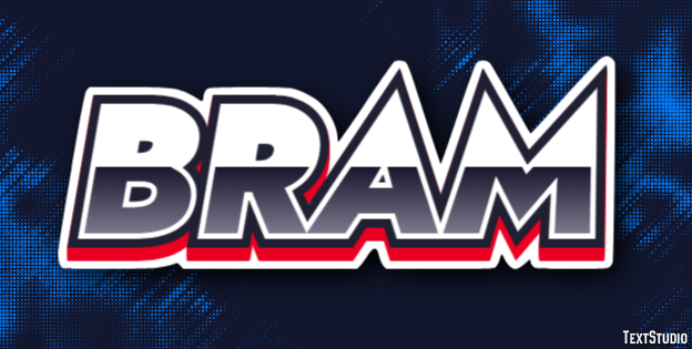 Bram Text Effect