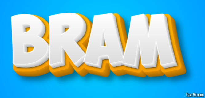Bram テキスト効果