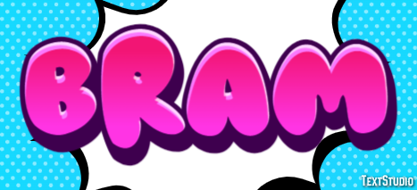 Bram Text Effect