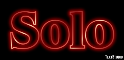 Solo Efeito de texto