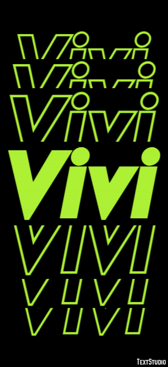 Vivi Text effect