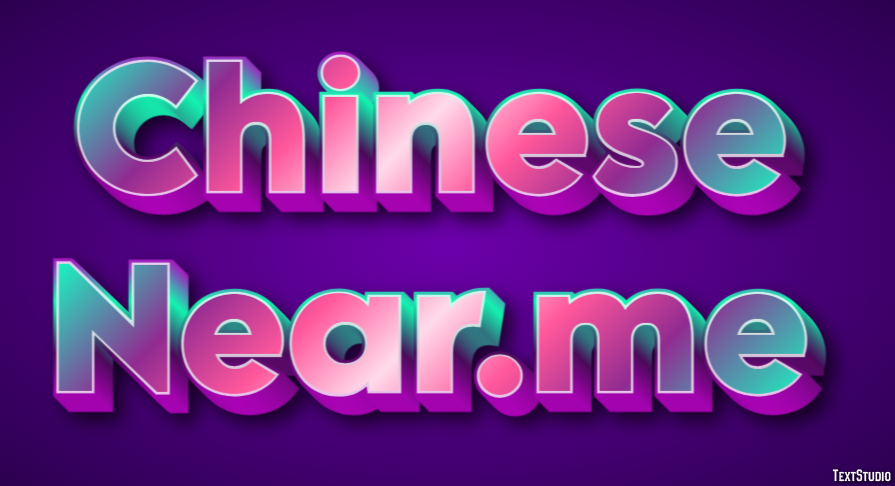 Chinese Near.me Effetto testo