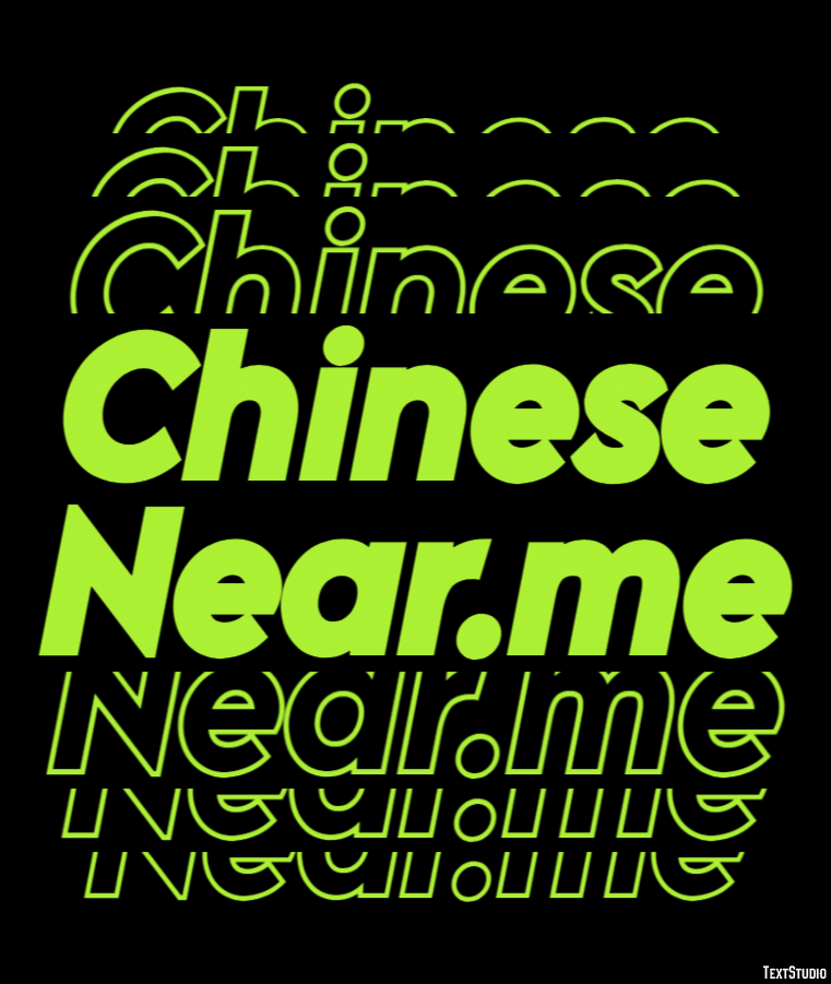 Chinese Near.me Texteffekt