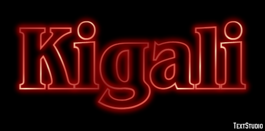 Kigali テキスト効果