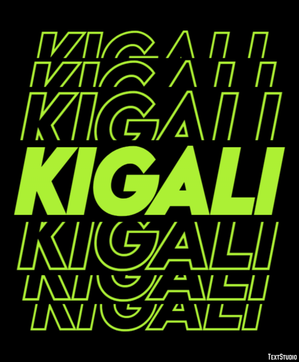 Kigali テキスト効果