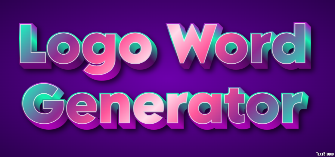Logo Word Generator Effetto testo