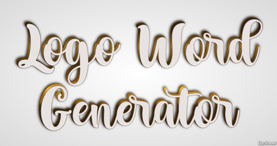Logo Word Generator Effetto testo