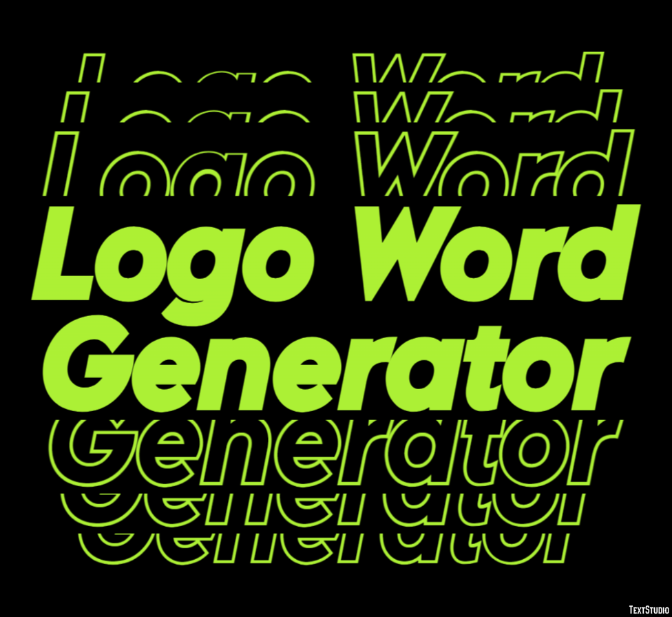 Logo Word Generator Tekst Effect
