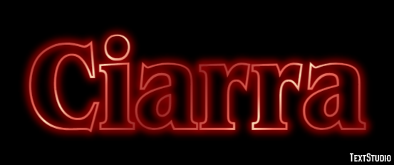 Ciarra Text effect