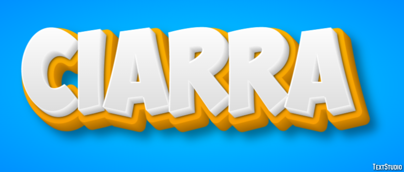 Ciarra Text effect