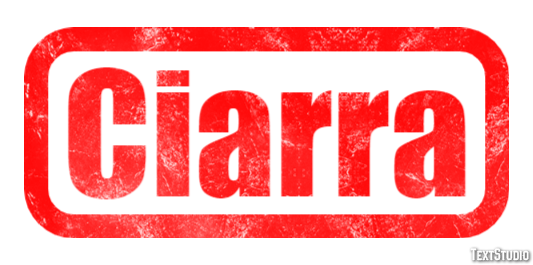 Ciarra Effetto testo