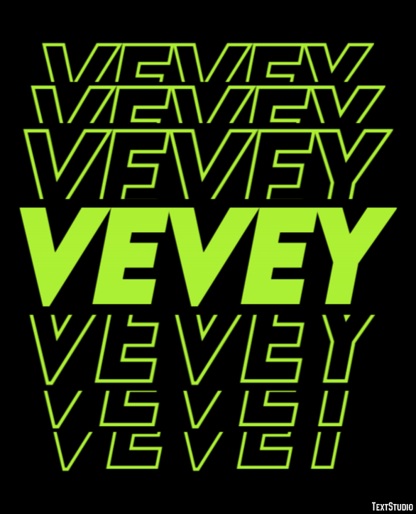 Vevey Efekt tekstowy