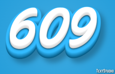 609 Text Effect
