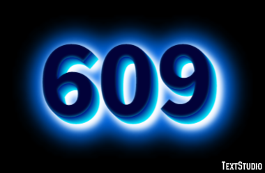 609 Text Effect