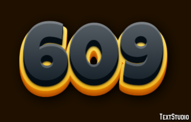 609 Text Effect