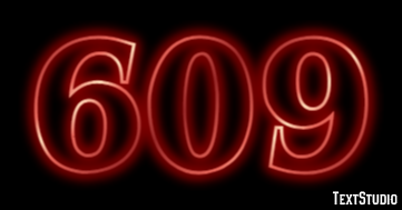609 Text Effect