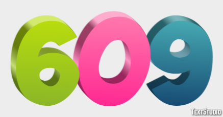 609 Text Effect