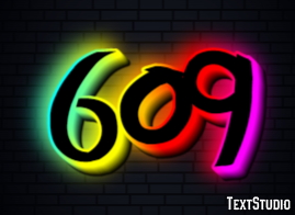 609 Text Effect