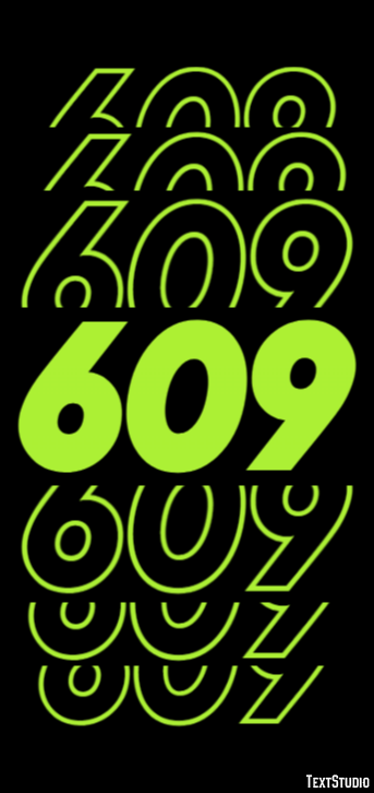 609 Text Effect