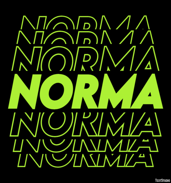 Norma Efekt tekstowy