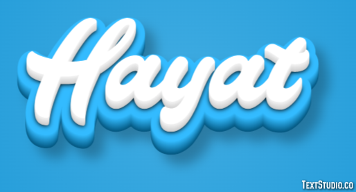 Hayat Effetto testo