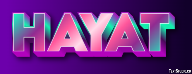 Hayat Effetto testo